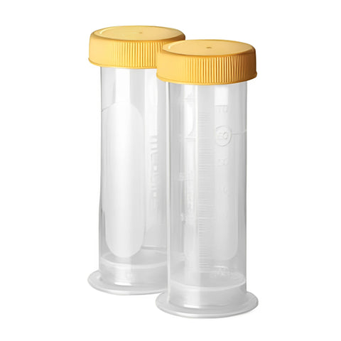 Medela Breast Milk Container, 80mL Capacity, Screw on Lid, Ready to Use, Compatible with Medela Breast Pump