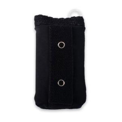 MiniMed Bra Pouch for Insulin Pump, Black, Soft Cotton Lycra, Comfortable, Adjusts to Fit Body Shape