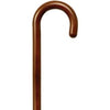 Alex Orthopedic Tourist Handle Cane Walnut Stain