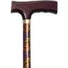 Alex Orthopedic Folding Travel Cane with Fritz Handle Paisley