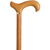 Alex Orthopedic Men's Derby Handle Wood Cane Natural Stain