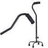 Alex Orthopedic Small Base Quad Cane Black