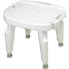 Maddak Inc Bath Safe Adjustable Shower Seat No Back, No Arms, Weight Capacity 300 lb