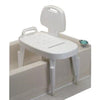 Maddak Inc Bath Safe Adjustable Transfer Bench Brown 350lb, 22-1/2" x 17" x 7-1/2", Overall Width 30", Rust-proof