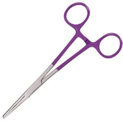 Prestige Medical Colormate Kelly Forceps, 5-1/2", Purple, Stainless Steel