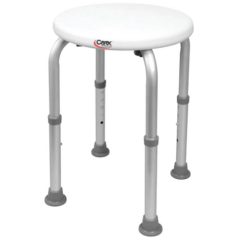 Carex Compact Shower Stool, Weight Capacity 250 lb
