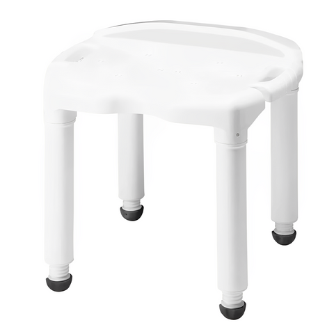 Carex Universal Bath Bench without Back, 21" W X 18" D X 29-7/8" H, Weight Capacity: 400 lb, Seat Adjustment: 16" to 21"