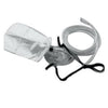 Salter Labs Elongated High Concentration Partial Rebreathing Mask Transparent, Soft Anatomical Shape, with 7 ft Three-Channel Safety Tube, Elastic Headstrap