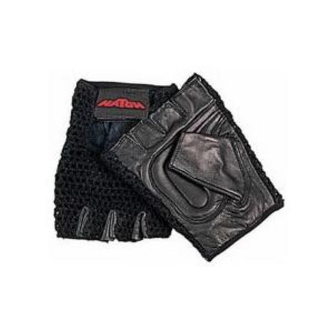 Sammons Preston All-Purpose Padded Mesh Wheelchair Gloves X-Large Black, 50% Leather, 40% Cotton, 10% Foam, Velcro Brand Hook and Loop Closures