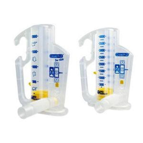 Smiths ASD Coach 2 Incentive Spirometer with One-Way Valve, 4000 mL, Latex-Free