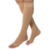 Sigvaris Sheer Fashion Women's Calf-High Compression Stockings, Suntan, Size C