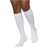 Sigvaris Cotton Comfort Calf-High Compression Socks, Closed Toe, 20 to 30 mmHg Compression Large Long, White