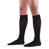 Sigvaris Men's Cotton Comfort Calf-High Compression Stockings Medium Short, Black