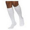 Sigvaris Cushioned Cotton Women's Knee High Compression Socks Extra-Large Long, 20 to 30mm Hg Compression, White, Closed Toe, Latex-free