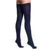 Sigvaris EverSheer Women's Calf-High Compression Stockings Large Long, 20 to 30 mmHg, Dark Navy