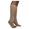 Sigvaris Soft Opaque Calf-High Compression Stockings Medium Long, 20 to 30 mmHg, Nude