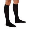 TheraFirm Compression Men's Mild Ribbed Dress Support Socks Large, Black, Latex-free, 13" to 16" L