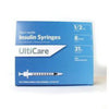 Ultimed UltiCare 31G 5/16in (8mm) 1/2cc (0.5mL) U100 Insulin Syringes, 31 Gauge (0.25mm), 91001