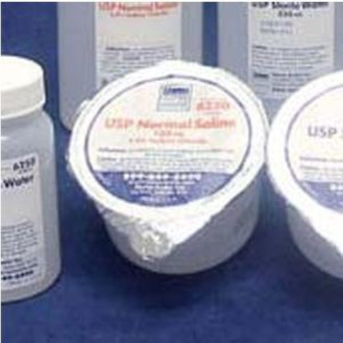 Nurse Assist 120mL USP Normal Sterile Saline for Irrigation, Foil Lid Container