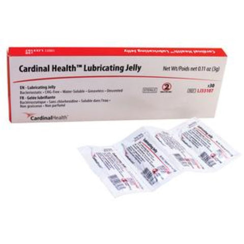 Cardinal Health Lubricating Jelly, 3g Foil Packet