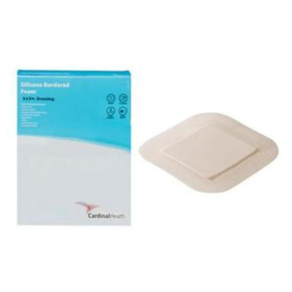 Cardinal Health Kendall Silicone Bordered 5-Layer Foam Dressing