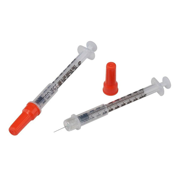 Cardinal Health Monoject Safety U100 Insulin Syringes