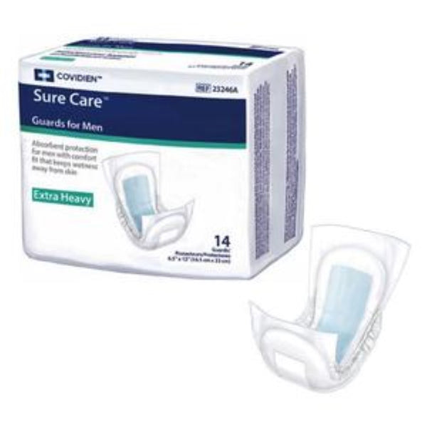 Cardinal Health Sure Care Guards for Men, Wings, Extra Heavy, 6.5 in x 13 in, 23246A