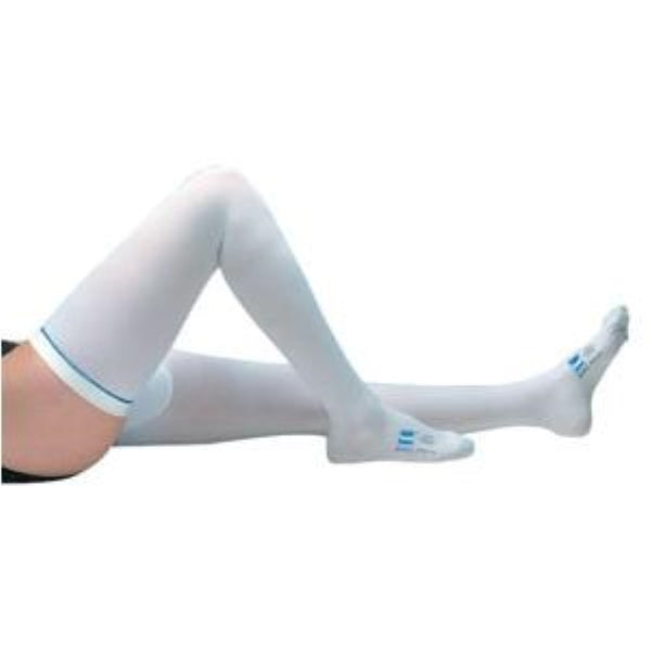 Cardinal Health T.E.D Thigh-Length Anti-Embolism Compression Stockings, White