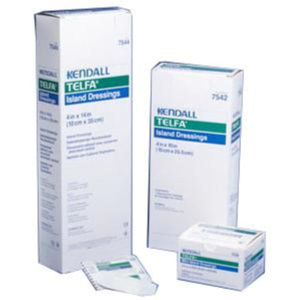 Cardinal Health Telfa Adhesive Island Dressing, Sterile