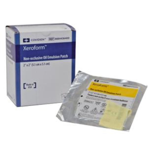 Cardinal Health Xeroform Sterile Oil Emulsion Patch, 2 in x 2 in, 8884436400
