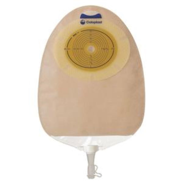 Coloplast SenSura One-Piece Pouches, 19004, Flat, Cut-to-Fit 3/8 in to 3 in (10-76 mm), Opaque, Window
