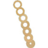 Cymed MicroDerm Plus Thick Hydrocolloid Washer, 78910, Thick washer, Cut-to-fit up to 1-1/2 in (38 mm), Box of 30