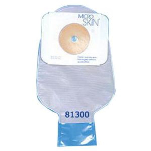 Cymed One-Piece 11 in Colostomy Drainable Pouch with Thin Washer, 81300, Clear, Cut-to-fit up to 1-3/4 in (45 mm)