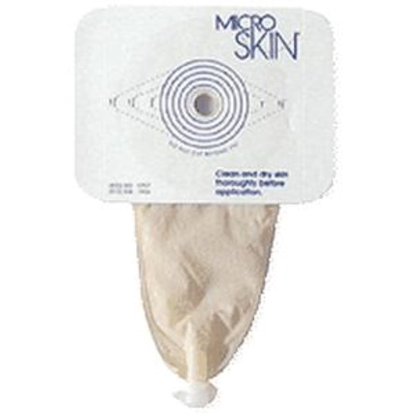 Cymed One-Piece 7 in Urostomy/Fistula Pouch, 86400, Plain barrier, Cut-to-fit up to 1-3/4 in (45 mm), 7 in pouch, Box of 10