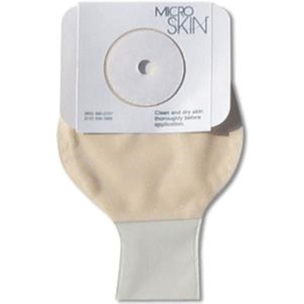 Cymed One-Piece 9 in Colostomy Drainable Pouch with Thin Washer, 41300, Clear, Cut-to-fit up to 1-3/4 in (45 mm), 9 in