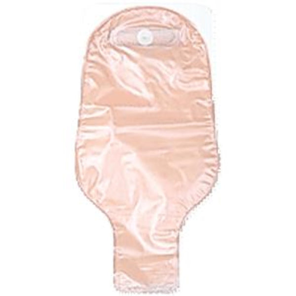 Cymed Two-Piece 11 in Tapered Drainable Pouch, 78345, Clear, 11 in tapered pouch, Two-piece system, Box of 10