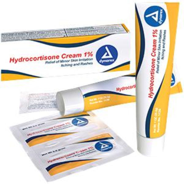 Dynarex Anti-Itch 1% Hydrocortisone Cream, 1139, 1 oz (28.4 g) Tube