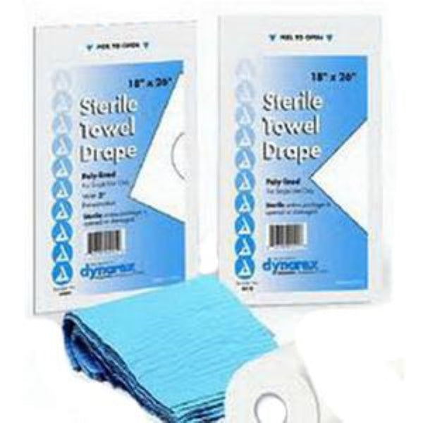 Dynarex Disposable Towel Drapes Plain, Sterile, 4410