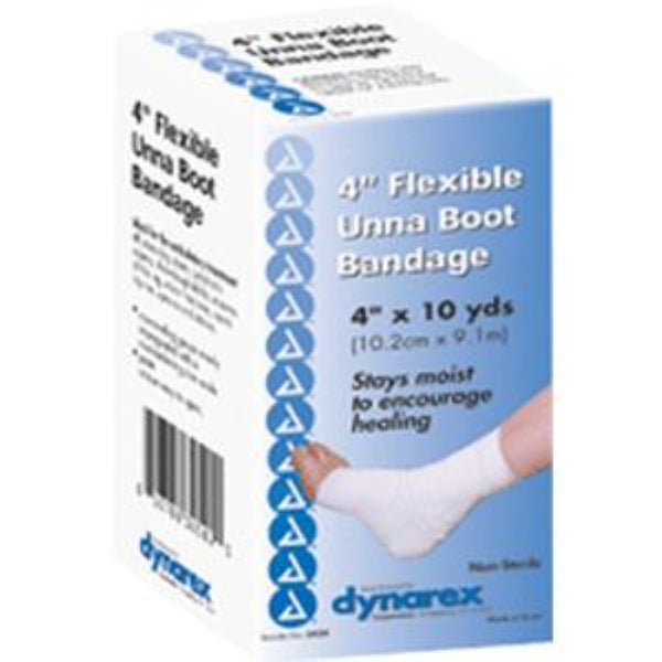 Dynarex Unna Boot Dressing Bandage, 3453, 3 in (7.6 cm) x 10 yd (9.1 m), Each