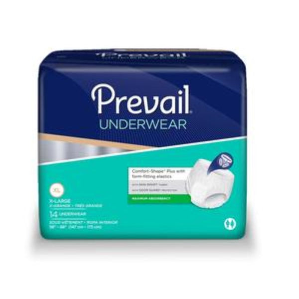 First Quality Prevail Maximum Absorbency Underwear, PVS-514, X-Large, 58-68 in (147-173 cm) Waist