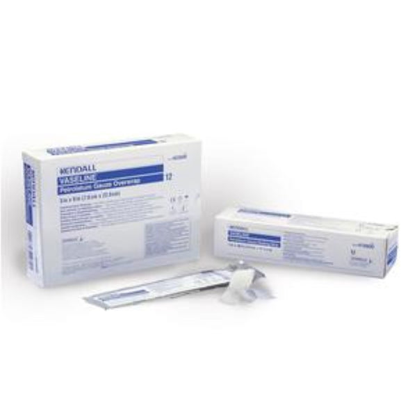 Kendall Vaseline Sterile Non-Adherent Petrolatum Gauze Strip, 1 in x 36, 8884412600, 1 in x 36 in (2.5 cm x 91.4 cm), Each