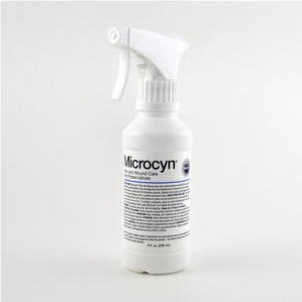 Microcyn Skin and Wound Care Solution with Preservatives, 84507-12, Spray Bottle, 8 oz