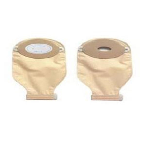 Nu-Hope One-Piece Drainable Ostomy Pouches, Round and Oval, 40-7254-C, Oval 1-3/16 x 2-1/4, Trim-to-Fit, Convex, Clamp
