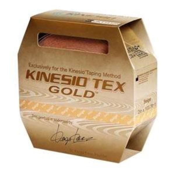 Scrip Kinesio Tex Gold Wave Elastic Athletic Tape, 755-0007, 2 in (5 cm) Black, 1 Roll