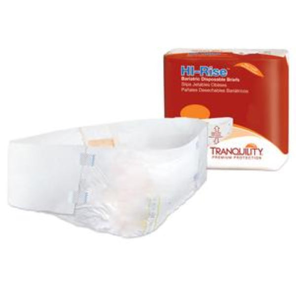 Tranquility Air-Plus Hi-Rise Bariatric Disposable Briefs, 2192