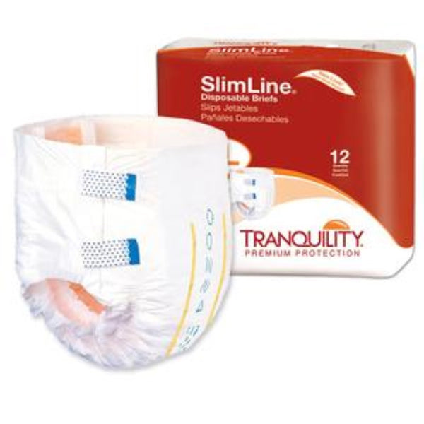 Tranquility SlimLine Adult Disposable Incontinence Briefs