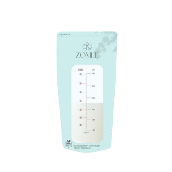 Zomee Milk Storage Bags, 8 oz (240 mL), ZMSB90